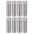 1/2 Dia x 1-3/4"(12x43mm) Standoff Screws Wall Mount Sign Holders Acrylic Glass Nails 8pcs