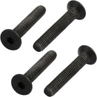 4pcs M5x30mm Flat Countersunk Head Hex Socket Left Hand Thread Bolt DIN7991