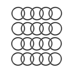 Nitrile Rubber O-Rings, 23mm OD 19mm ID 2mm Width, Metric Sealing Gasket, Pack of 20