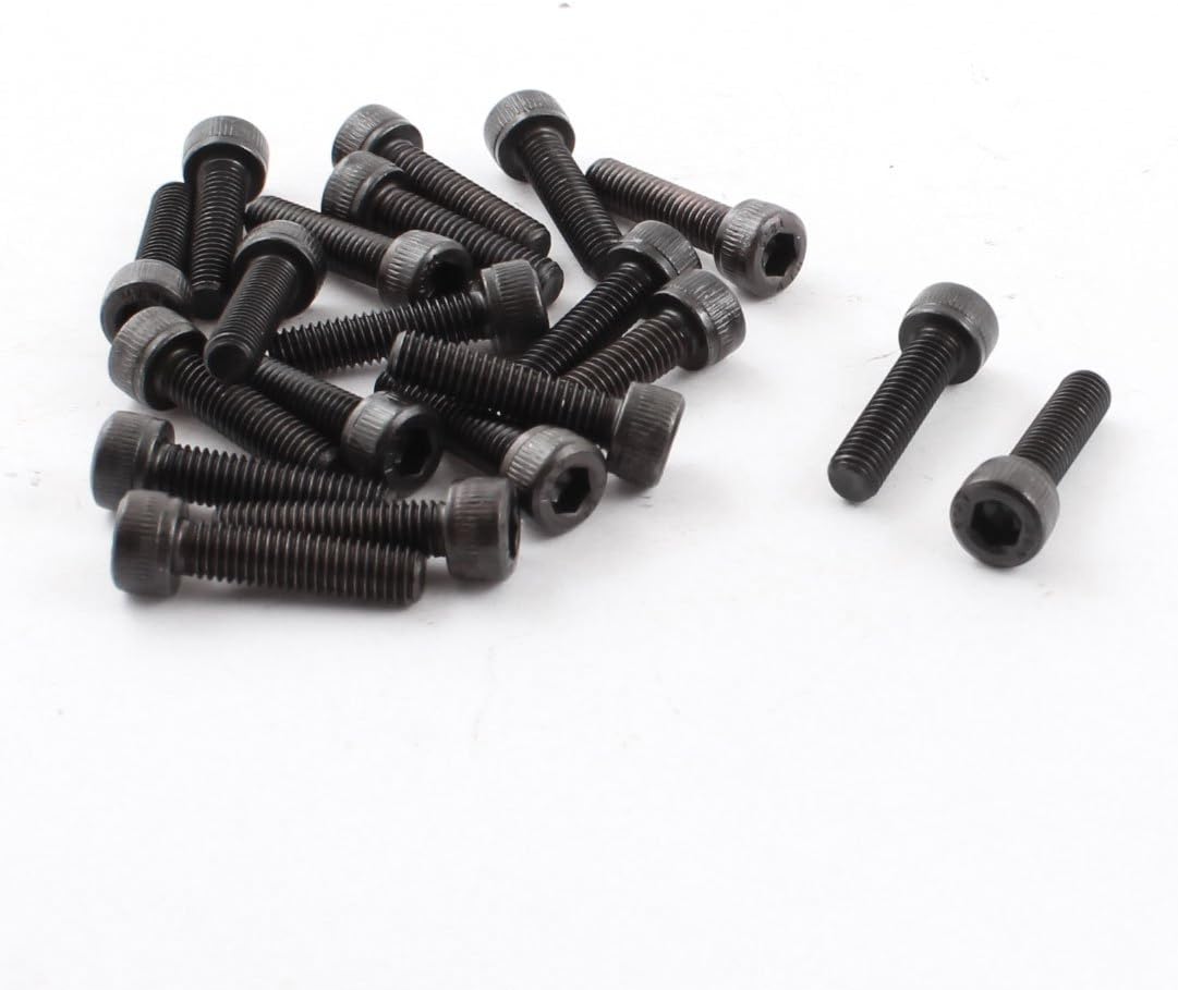 20x Alloy Steel Knurl Socket Cap Head Hex Key Bolts Screws M5x20mm