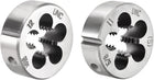5/8-11 and 9/16-12 UNC Round Die Set, Machine Thread Right Hand Threading Die, Alloy Tool Steel 2pcs