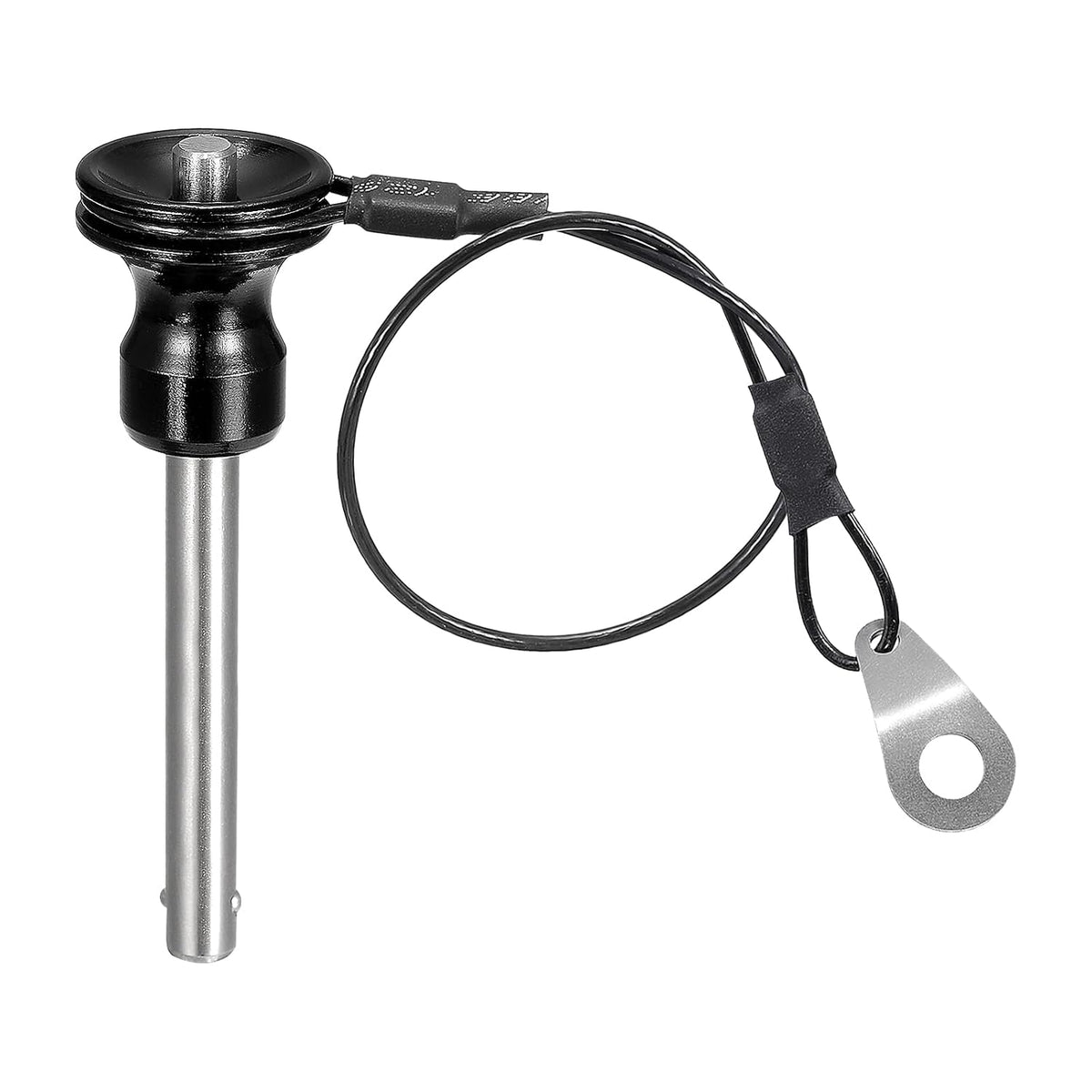 Ball Locking Pins with Button Handle, 304 Stainless Steel Push-Button Quick Release Pin with 21cm Wire (6mm-36mm)