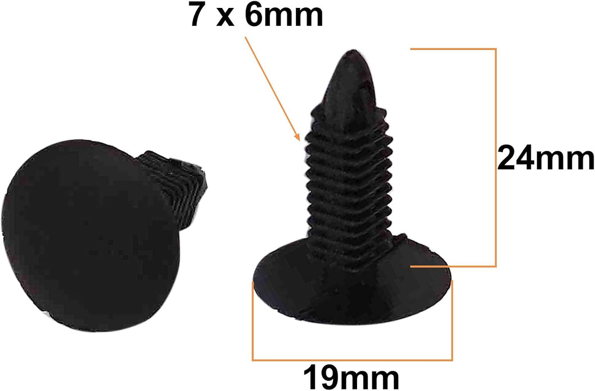 clip per cerniera in plastica per pannelli di finitura delle porte delle auto, 20 pezzi