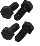 8.8 Grade M8x20mm Full Threaded Left Hand Thread Hex Head Bolt 4pcs