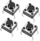 6x6x4.3mm Panel Mini/Micro/Small PCB Momentary Tactile Tact Push Button Switch DIP 4PCS