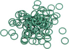 Fluorine Rubber O-Rings, 8mm OD 6mm ID 1mm Width FKM Seal Gasket for Machinery Plumbing, Green, Pack of 100