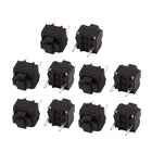 10Pcs 6.2mmx6.2mm Panel PCB Momentary Tactile Tact Push Button Switch 2 Pin DIP