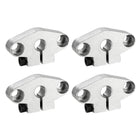 4PCS SHF8 Aluminum Linear Motion Rail Clamping Rod Rail Guide Support for 8mm Diameter Shaft