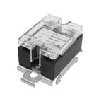DIN Rail Mount Covered Solid State Relay SSR 25A 3-32V DC 24-480V AC