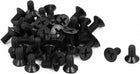 M4x8mm Phillips Nylon Countersunk Head Bolt Machine Screw Black 50Pcs