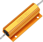 Aluminum Case Resistor 100W 2.5 Ohm Wirewound Yellow for LED Replacement Converter 100W 2.5RJ