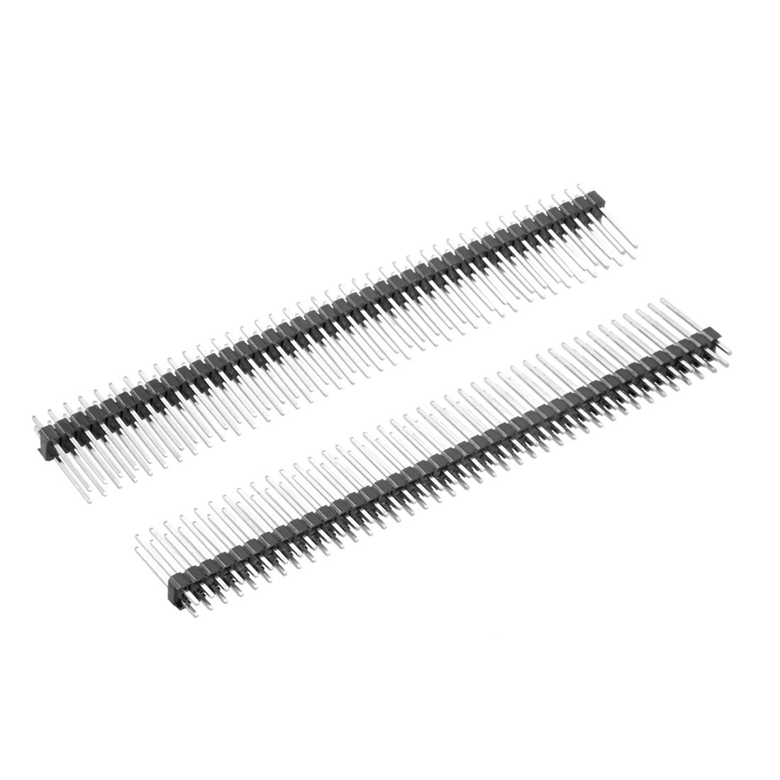 5Pcs 2.54mm Pitch 40-Pin 20mm Length Double Row Straight Connector Pin Header Strip for Prototype Shield