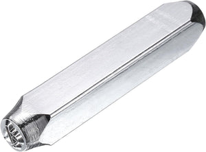 1/4" (6mm) Punch Stamp 40Cr Alloy Steel, Cute Airplane Pattern Punch Tool Punch Press Tool for Metal Plastic Wood Leather