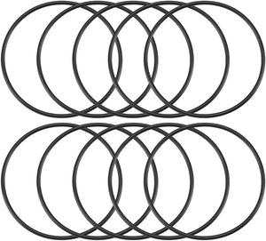 Nitrile Rubber O-Rings, 44mm OD 41mm ID 1.5mm Width, Metric Sealing Gasket, Pack of 10