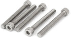 M8x70mm Thread 304 Stainless Steel Hex Socket Head Cap Screw Bolt DIN912 5pcs