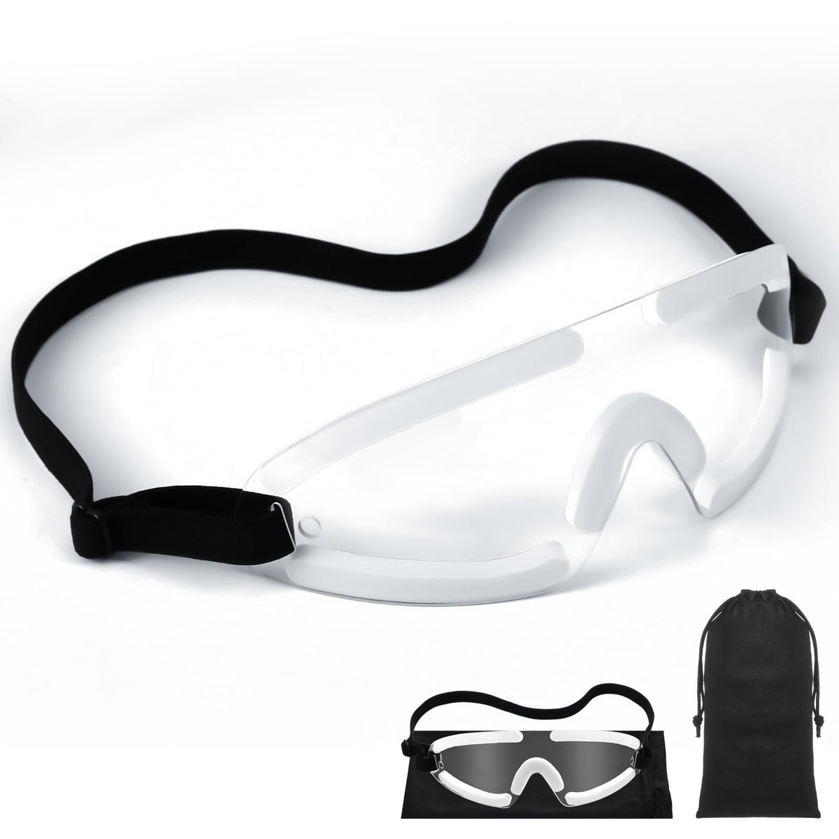 LinkMejor Protetor de Olho Transparente para Protetores de Olhos de Sono Proteção