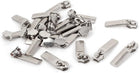 LinkMejor Slider Pull #3 Molded Metal Zipper Puller For Repair Replace 20PCS