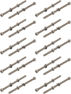 20pcs M4x70mm 304 Stainless Steel Knurled Hex Socket Head Bolts Nuts w Washers