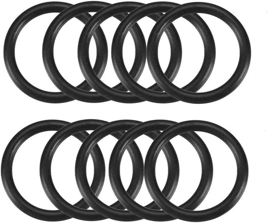 Nitrile Rubber O-Rings, 28mm OD 22mm ID 3mm Width, Metric Sealing Gasket, Pack of 10