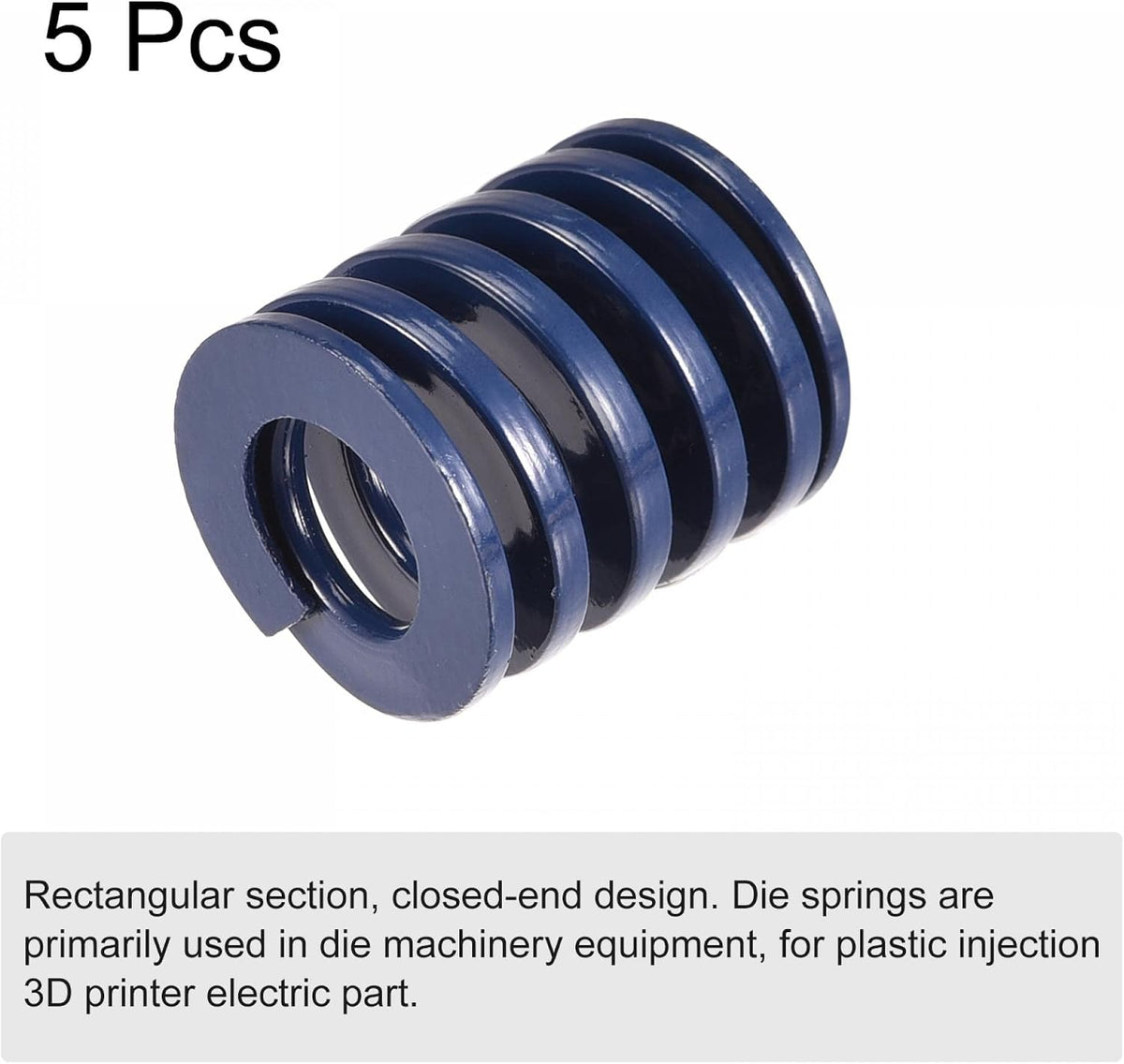 3D Yazıcı Die Sprung, 5adet 18mm OD 20mm Uzun Spiral Damgalama Hafif Yük Kompresyon Kalıp Sprungları, Mavi 3D Yazıcı Elektrik Parçası İçin