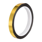 Gold Tone Metalized Tape 12mm x 50m/164ft Decor Tape for Graphic Arts,Boat Trim