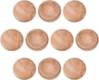 Wood Button Top Plugs 1 Inch Cherry Hardwood Furniture Plugs for Craft Furniture Woodworking, 100 Pcs