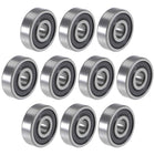 625-2RS Deep Groove Ball Bearings 5mm x 16mm x 5mm Double Sealed Chrome Steel P5(ABEC5) 10pcs