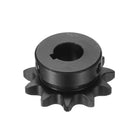 #40 Chain Roller Sprocket C Type, 5/8" Bore 11 Tooth Single Strand Chain Sprocket, Carbon Steel, Keyway with Set Screws