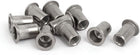M8x18mm 304 Stainless Steel Flange Head Blind Rivet Nut Insert Nutsert 10pcs