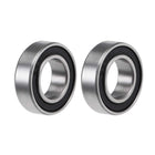 689-2RS Deep Groove Ball Bearings 9mm Inner Dia 17mm OD 5mm Bore Double Sealed Chrome Steel Z2 2pcs