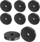 8pcs Rubber Spacers 60mm OD, 12mm ID, 10mm Height Round Anti Vibration Spacer Rubber Bushing Grommets Thick Rubber Washers for Home Car Accessories