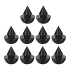 10pcs Hole Plug 3/16 Inch (6.1mm) Button Plugs Fit for 4.5mm Hole, Snap in Locking Hole Tube Plug Silicone Tube Waterproof Plug Tube Plug, Black