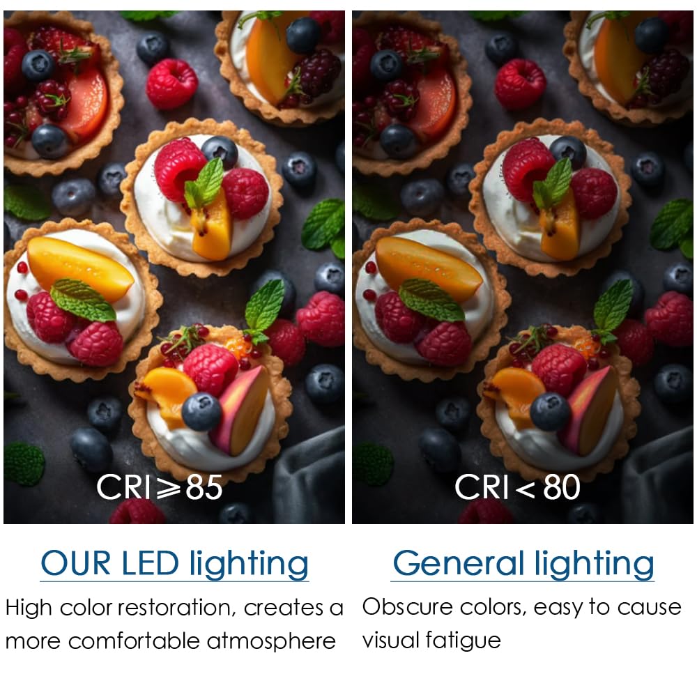 LinkMejor 2 kpl 5W E26 koristelu LED-valo, 3000K lämpövalo (B009)