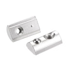 M4 T Slot Nuts Roll in Spring T-nut with Ball Carbon Steel for 3030 Series Aluminum Extrusion Profile Rail with 8mm Slot 30Pcs