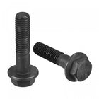 Metric M10x45mm Hex Flange Bolts, 3pcs 10.9 Grade Carbon Steel Hexagon Head Screws