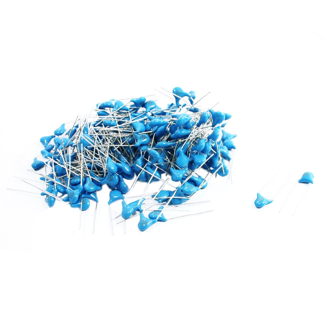 a14041400ux0821 190 Piece 1000pF Through Hole DIP Ceramic Disc Capacitor AC250V, 0.35" Width, 1.18" Length
