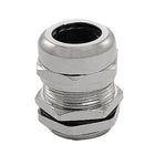 a11070800ux0063 M22 Silver Tone Stainless Steel Waterproof Cable Gland Joints, Rubber, Metal