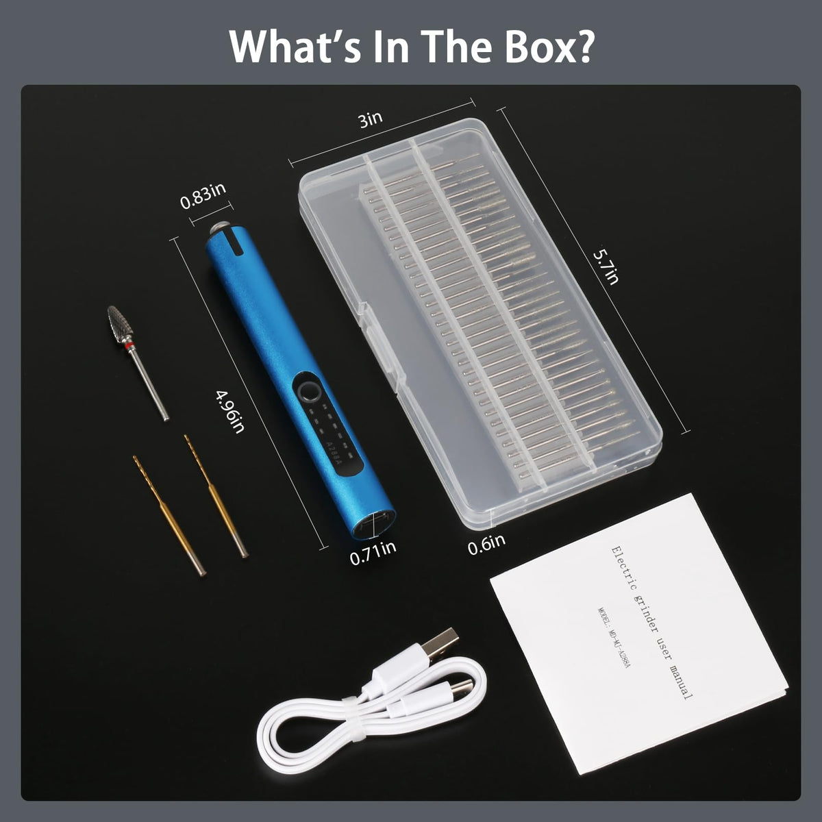 Mini Penna LED a Luce per Incisione Elettrica Senza Filo con 33 Bit per Artigianato Fai Da Te