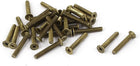 M4 x 0.7mm Pitch Brass Phillips Drive Flat Head Sunk Screws 30 Pcs