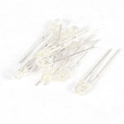 a14052900ux0398 10 Piece 4 mm x 3 mm x 2 mm Rectangle Head White LED Emitting Diode DC 1.7-3.0V, 0.12" Width, 0.87" Length