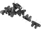 10 Pcs 11/64" Gap 4 Pin Photo Interrupter Blk w Bracket HY860D