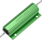 Aluminum Case Resistor 100W 0.3 Ohm Wirewound Green for LED Replacement Converter 100W 0.3RJ