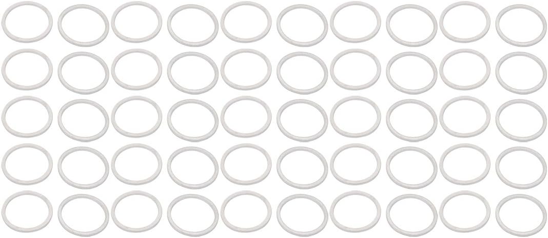 20mmx24mmx1.2mm Motorcycle Hardware Drain Plug Crush Aluminum Washer Seal 50pcs