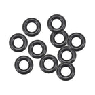 Fluorine Rubber O Rings, 12mm OD, 5.8mm Inner Diameter, 3.1mm Width, Seal Gasket Black 10Pcs