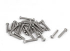M2x12mm 304 Stainless Steel Button Head Torx Security Machine Screws 30pcs