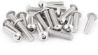 M8 x 30mm Stainless Steel Button Head Socket Cap Screws 20 Pcs