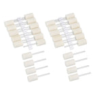 12mm Wool Felt Mounted Points Cylinder Polishing Bits Burrs Buffing Wheels with 1/8" Shank 30 Pcs