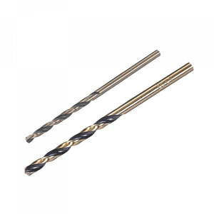Twist borgboorset 2.5mm 3mm, HSS (Hoogsnelspoedstaal) 4341 titanium nitride behandelde rechthoekige stang borgbuis, voor roestvrijstaal legering koper, 20stks