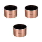 Sleeve (Plain) Bearings 35mm Bore x 39mm OD x 25mm Wrapped Oilless Bushings 3Pcs