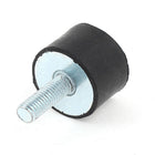 a15020900ux0157 M8 Male Female End Rubber Vibration Mount Isolator Damper 30mm x 20mm, Nylon